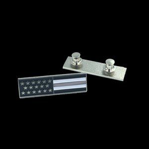 Gray Line Commendation Bar Pin